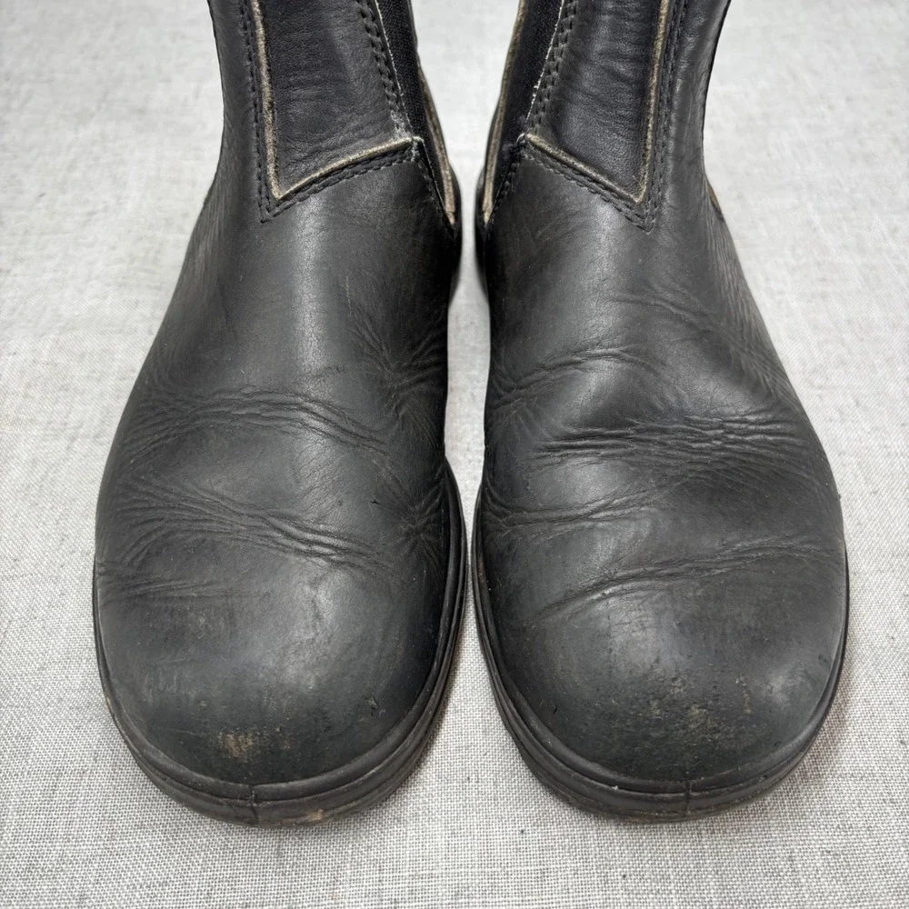 Blundstone Kids Series Black Leather Chelsea Boots Pull On Classic US Size 5